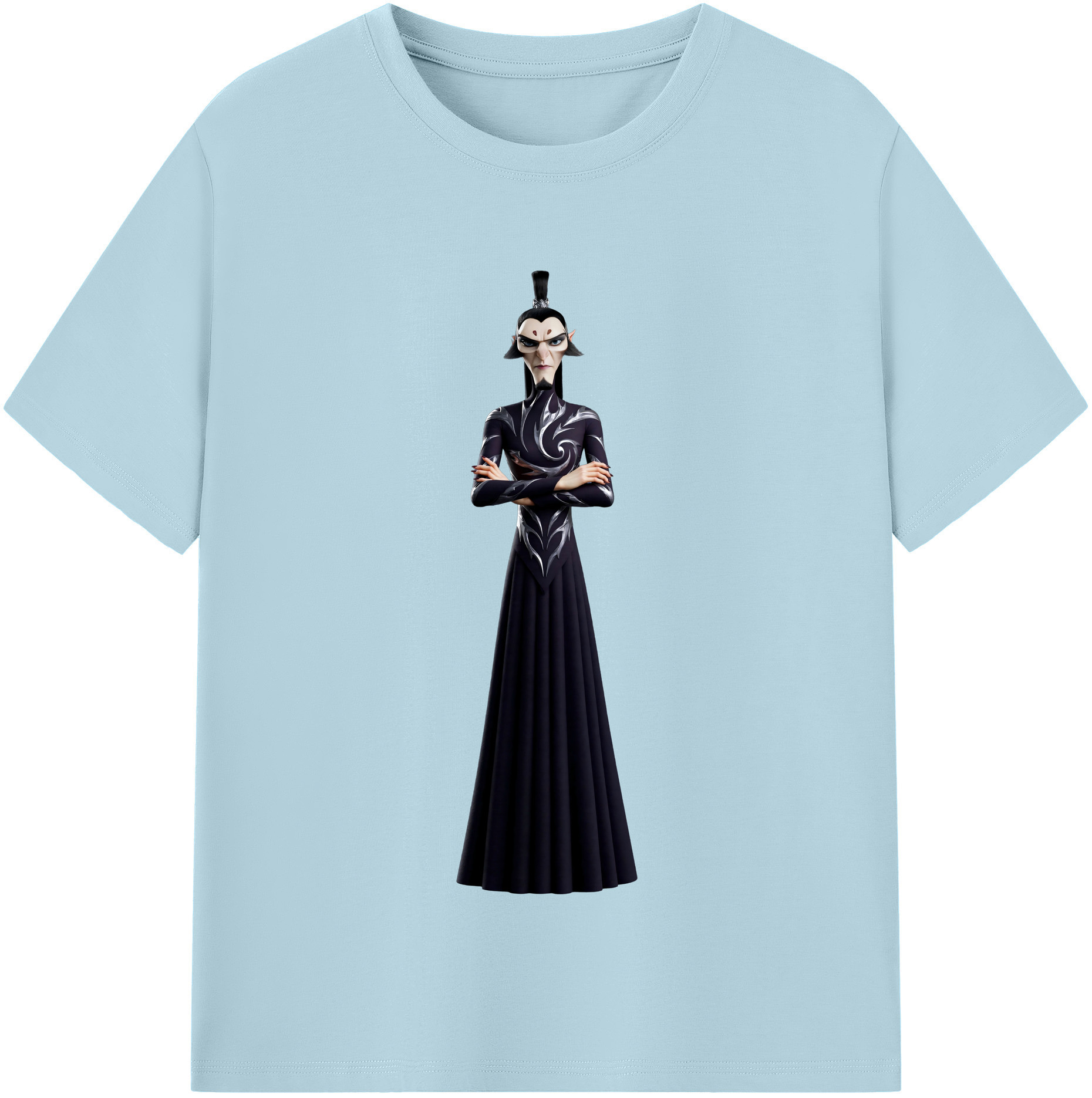 （画像用） Ne Zha 2 ナタ 魔童の大暴れ 綿100％半袖Tシャツ（フロントプリント）